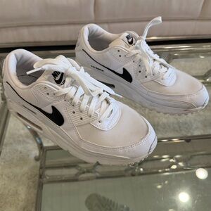 Nike White Airmax 90 Sneakers